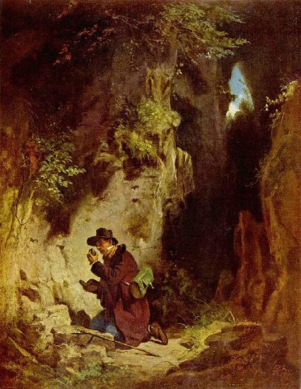 Carl Spitzweg Der Geologe oil painting picture